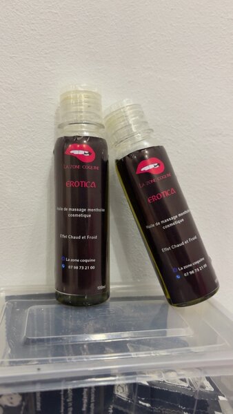 Huile de Massage Érotique