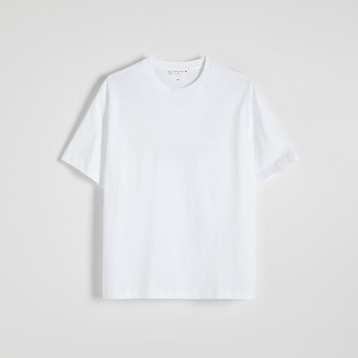 T-shirt couleur unique blanc
