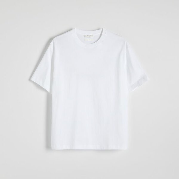 T-shirt couleur unique blanc