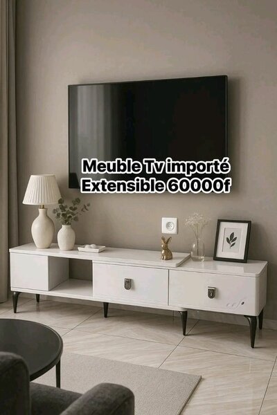 Meuble TV extensible moderne importé
