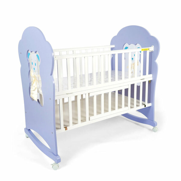 Lit bébé avec matelas et déco éléphant