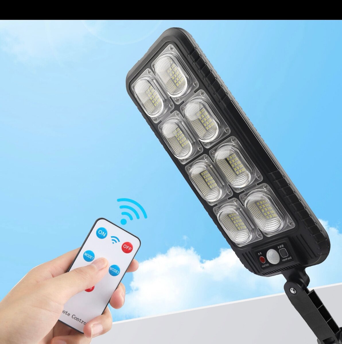 Lampe solaire extérieure de capteur de mouvement