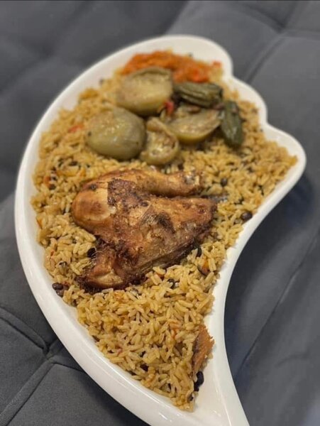 Riz au soumara avec Poulet