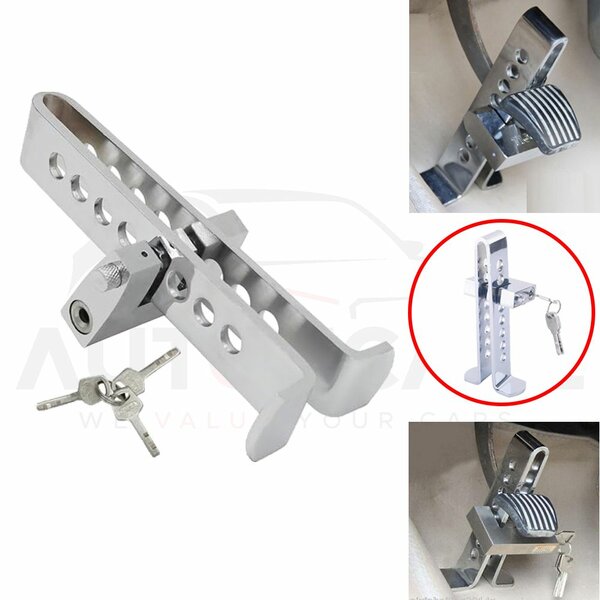 Universal Stainless Steel Car Lock for Brake & Clutch Pedals