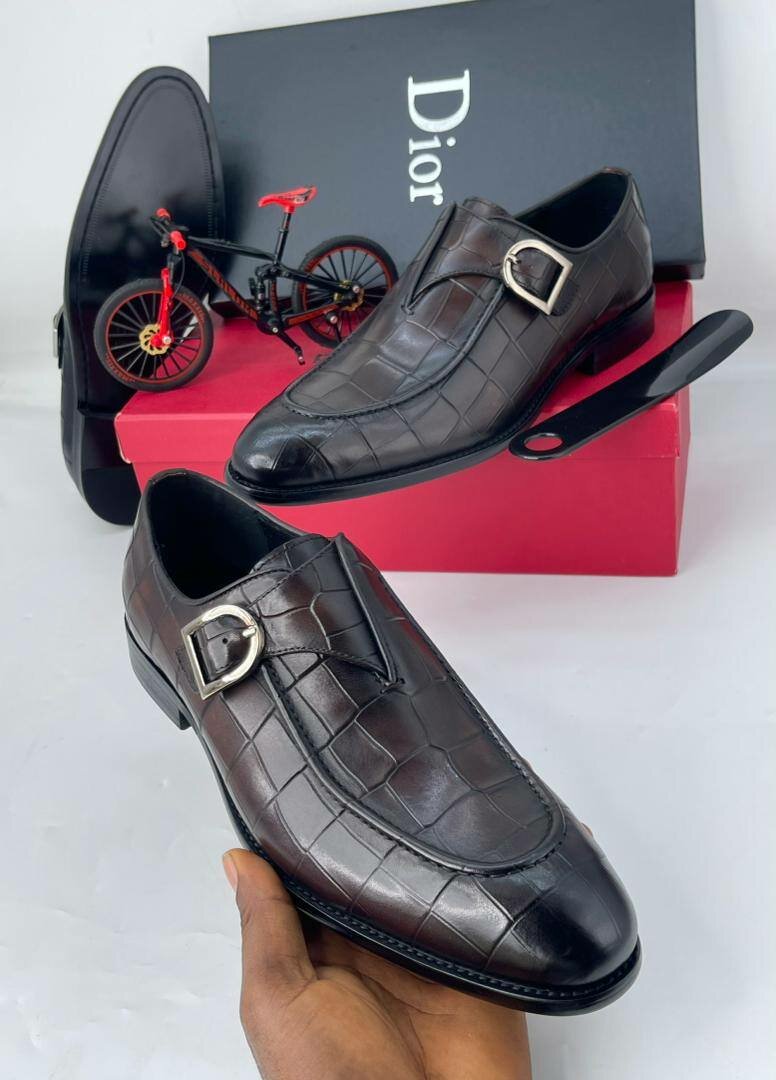 Solid Leather Dior Executive Shoes