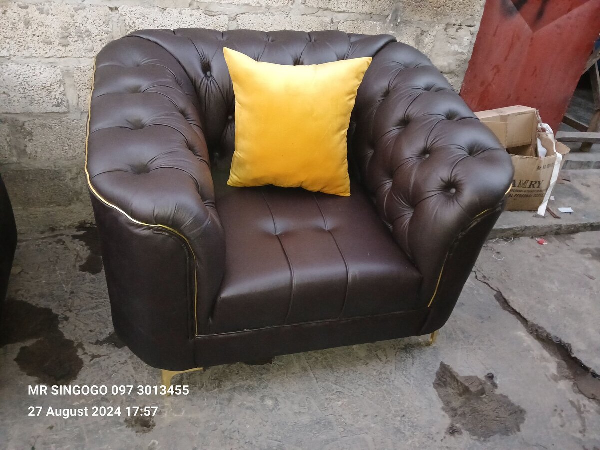 Brown armchair