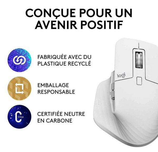 Souris ergonomique sans fil écologique