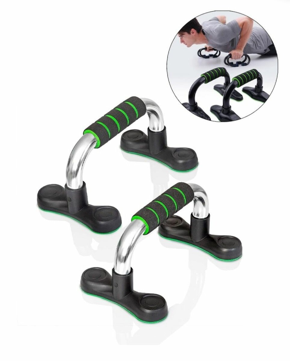 2 Pieces Steel Push up Bars Chest Muscle Pushup Stands