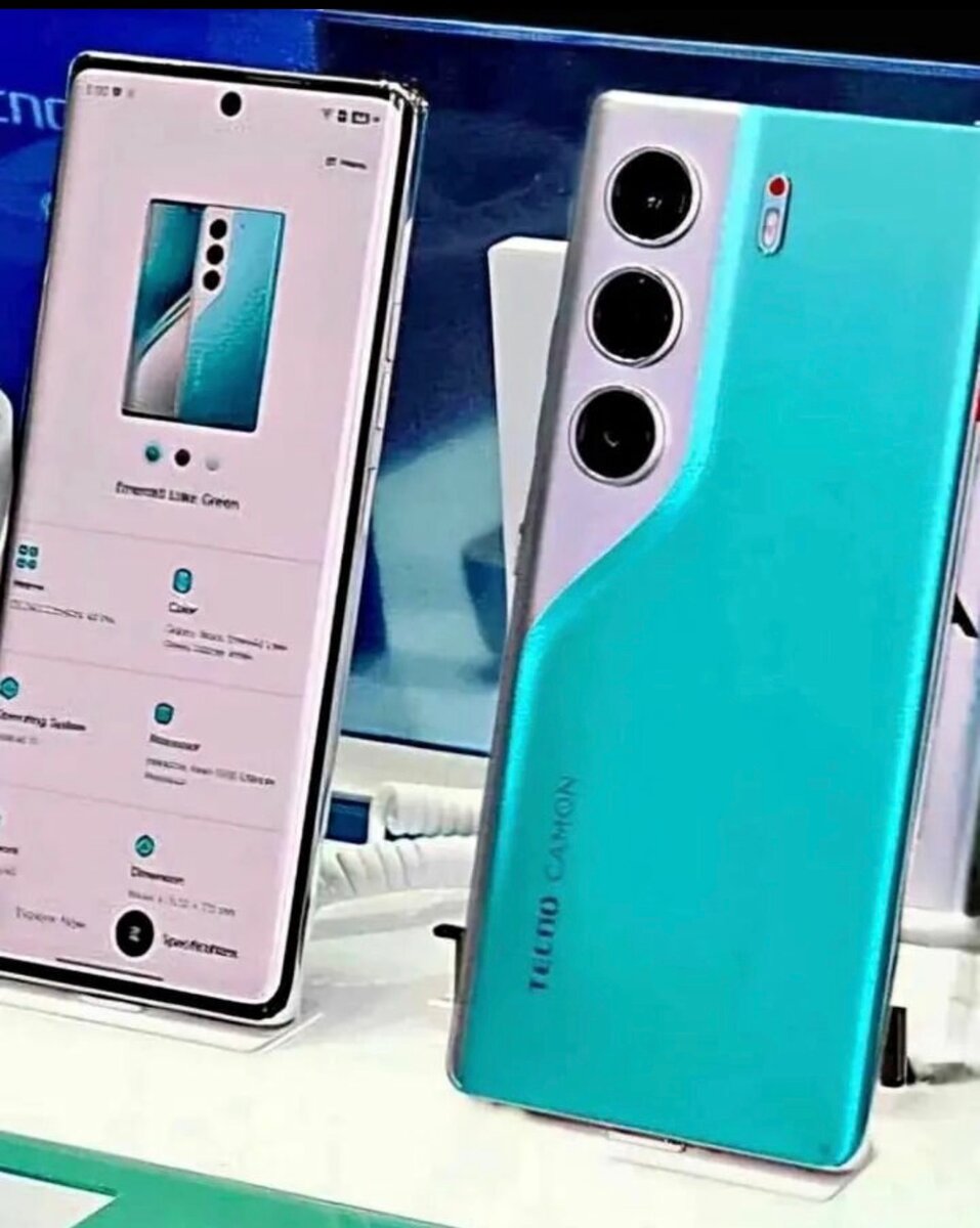 Smartphone Tecno Camon Bleu