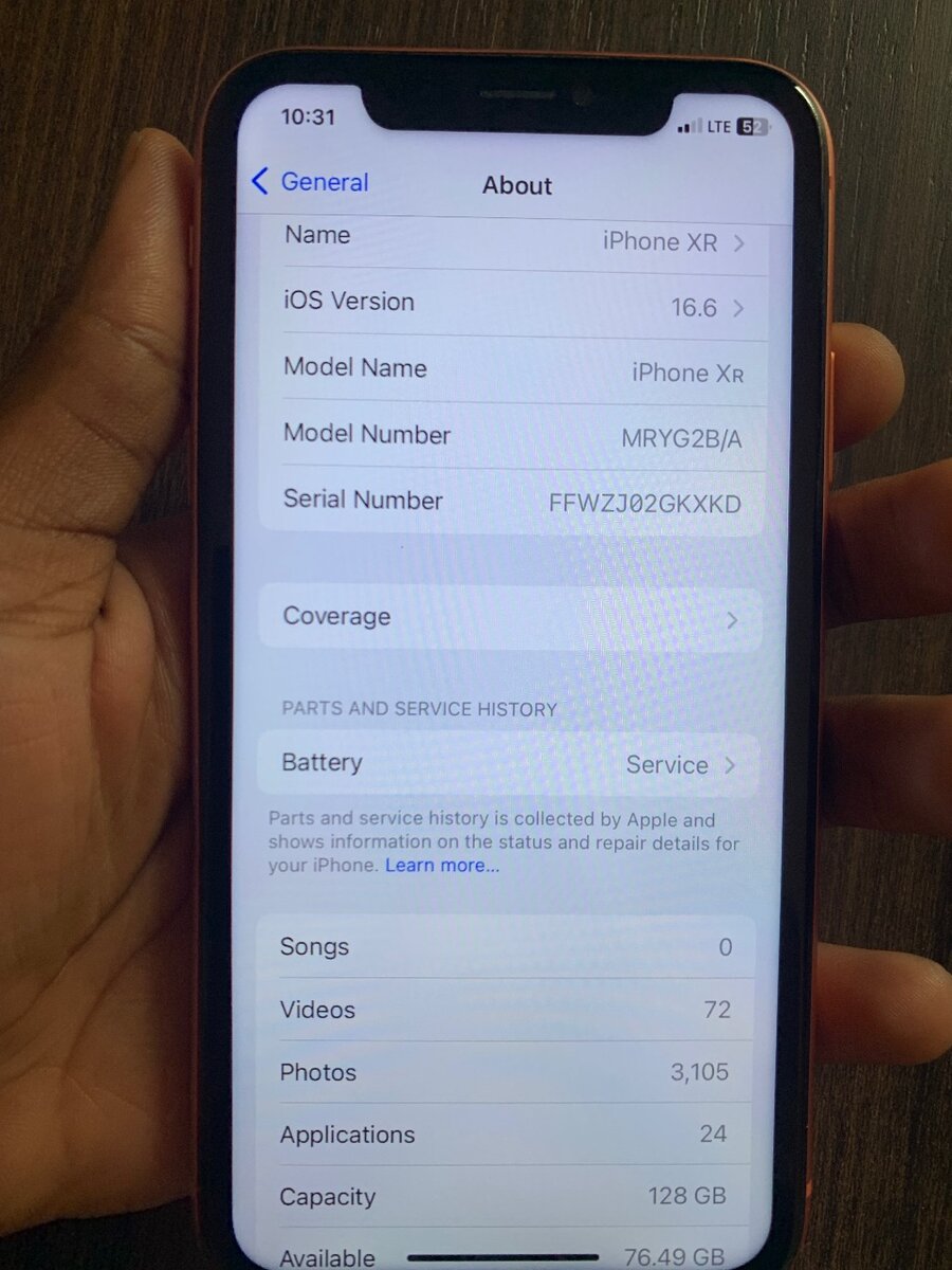 Iphone XR (pre owned)