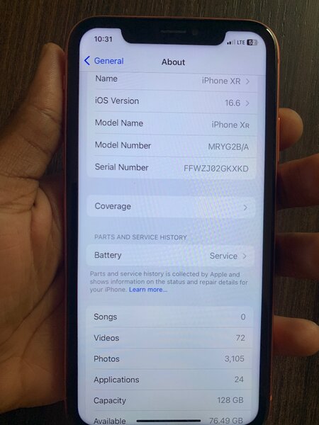 Iphone XR (pre owned)