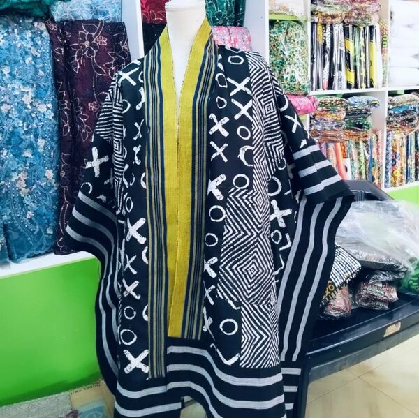 Aso Oke Ankara Kimono