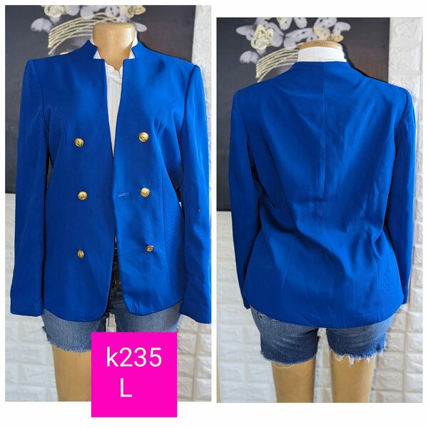 Beautiful and stylish women's jacket blue