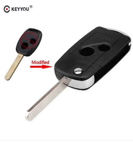 Modified 2 Button Key Fob Case For H.o.n.d.a