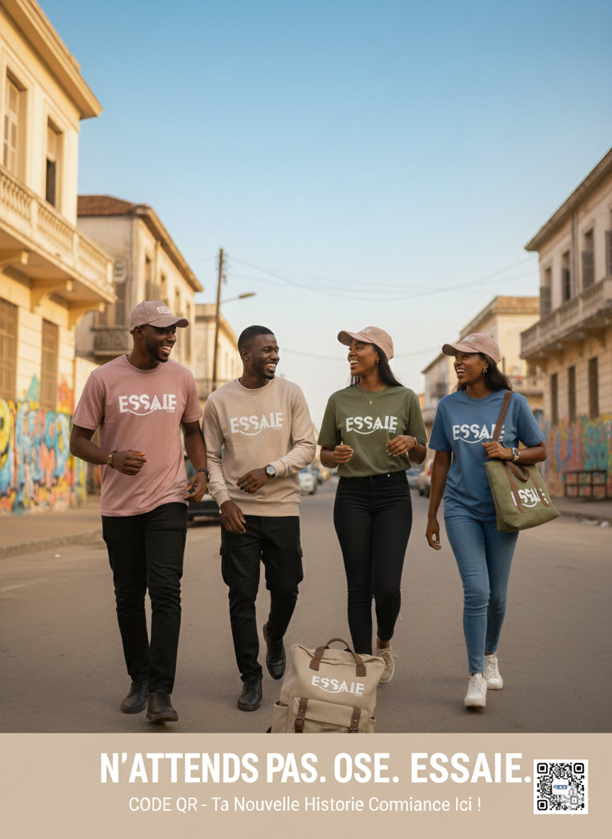 T-shirts et Casquettes Stylish ESSAIE