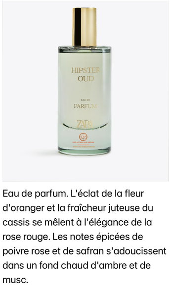 Zara Oud Eau de Parfum