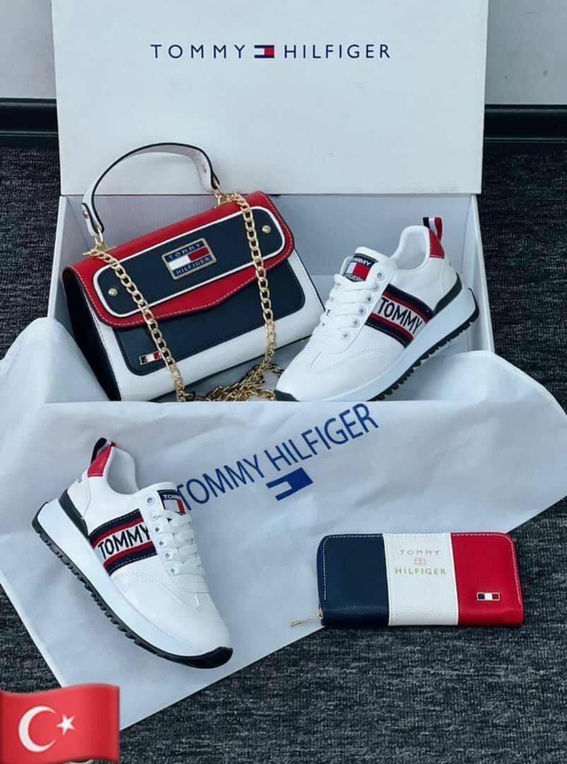 Ladies Sneaker with handbag and purse