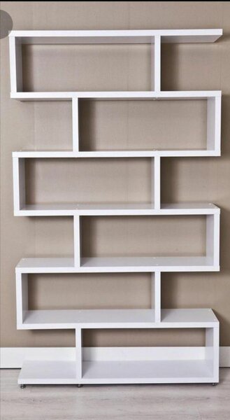 Étagère blanche moderne