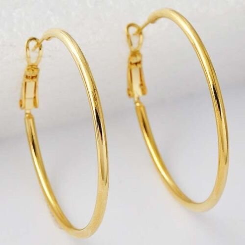 Boucles d'oreilles créoles dorées