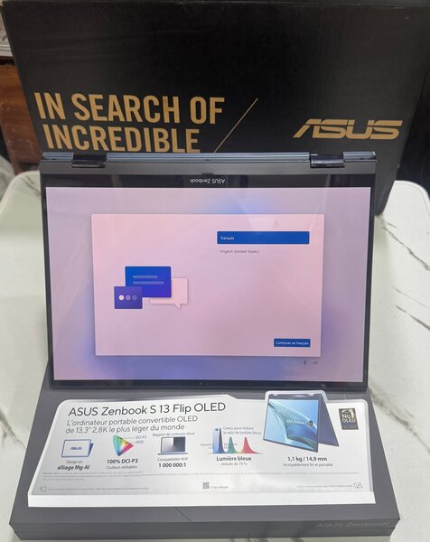 asus zenbook core i7 12th géné
