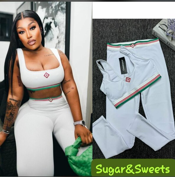 Ensemble Femme Sport Luxe Blanc