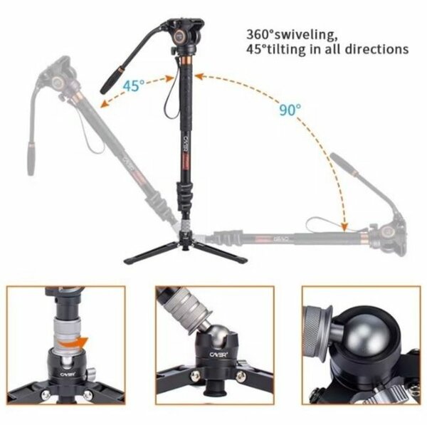 Monopode Vidéo Professionnel