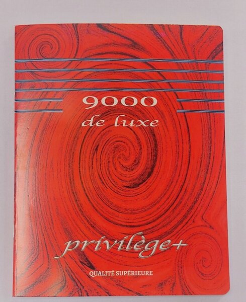Cahier privilège 100 page