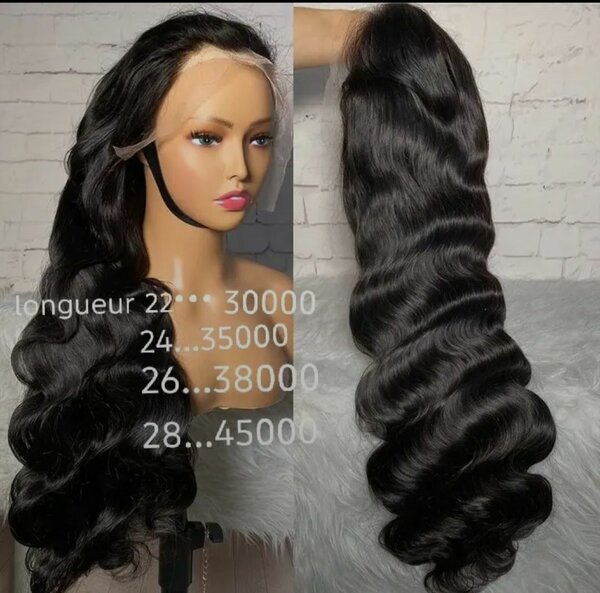 Perruque Frontale Ondulée 28"