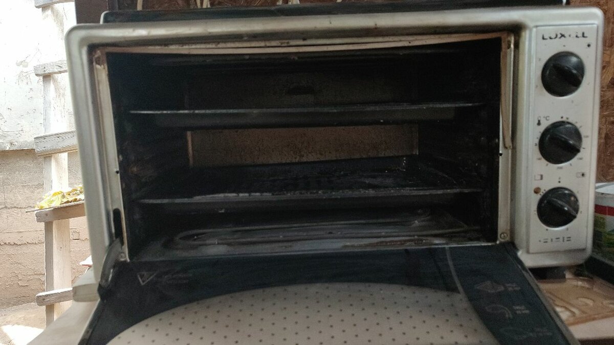 Духовка с верху плита рабочая