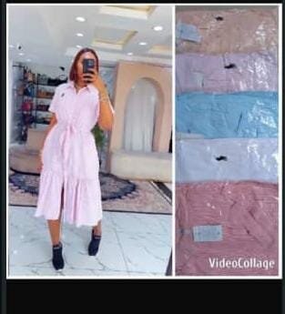 Robe d'été en coton pour femmes