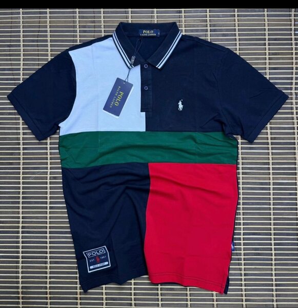Polo classique multicolore
