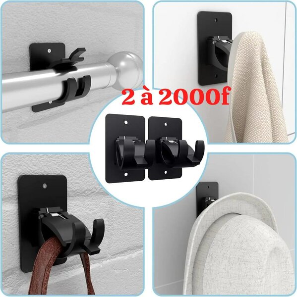 Accroche murale adhésive