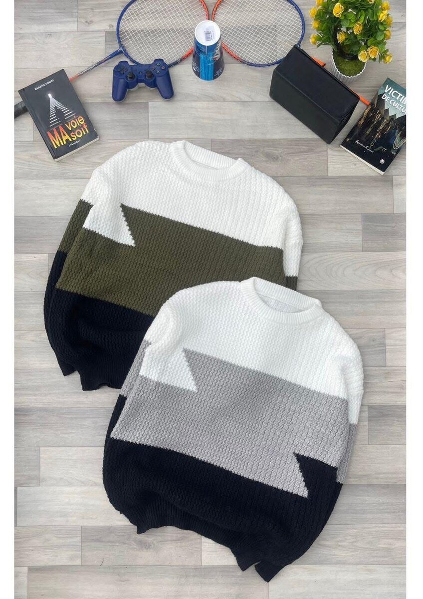 Pulls à Motifs Géométriques