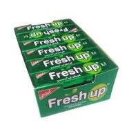 F r e s h Up Centre Filled Gum Spearmint 1tare in 12 sticks