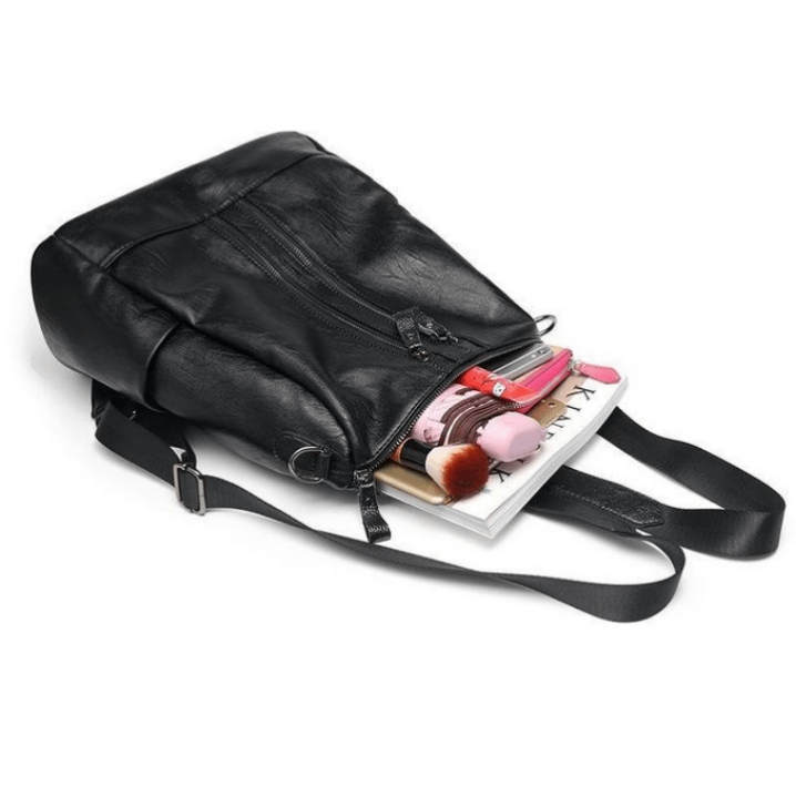 Sac à dos en cuir élégant