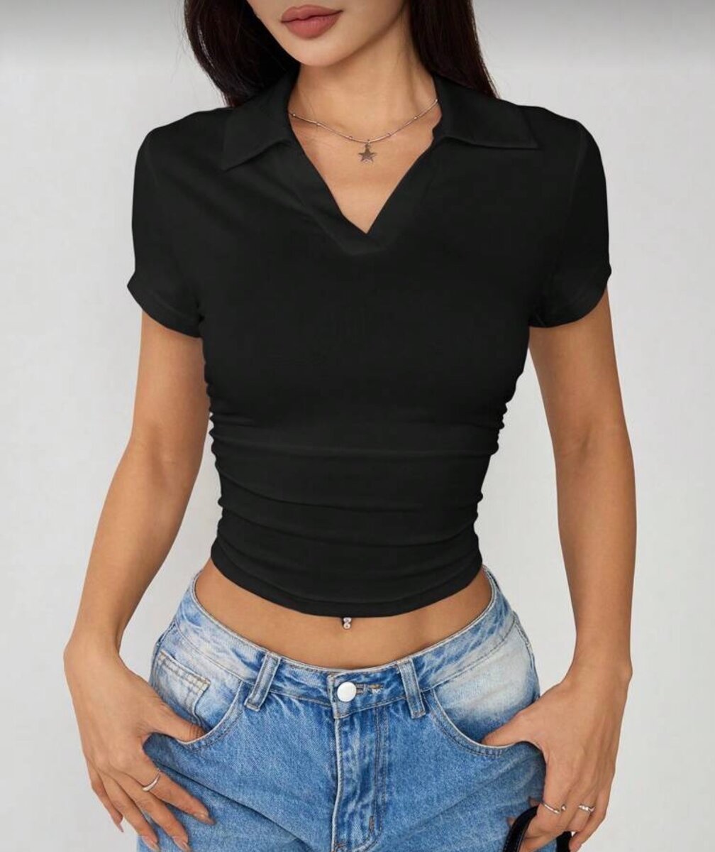 Top court noir col V