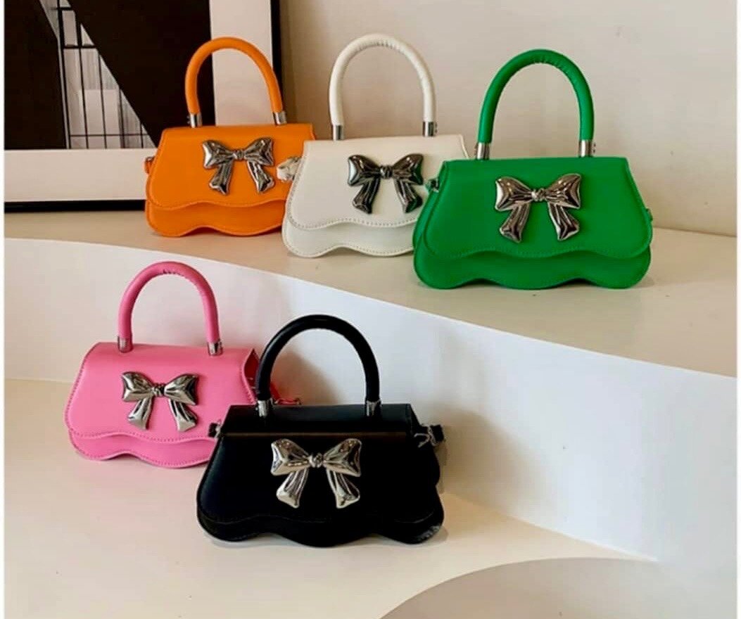 Ribbon ladies bag