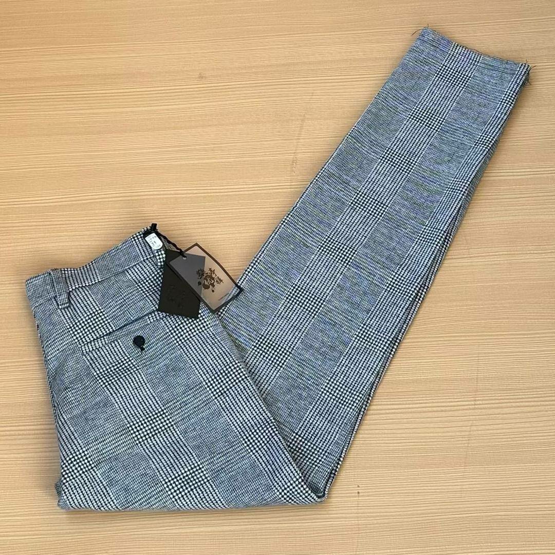 Check fashion trousers