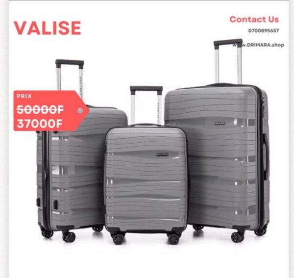 Valises rigides de voyage