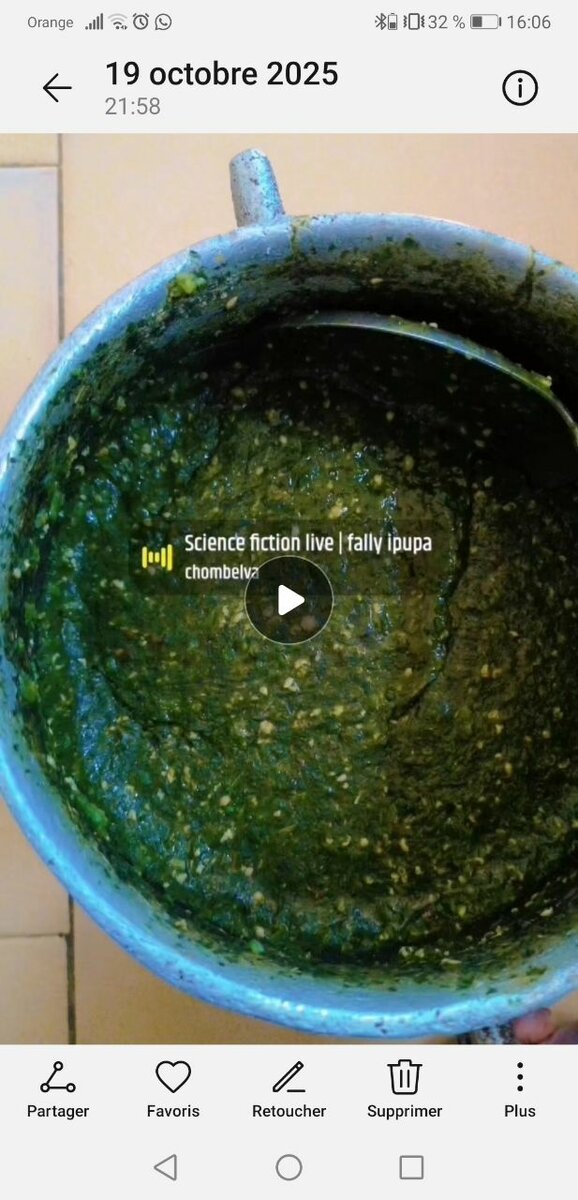 Délicieux placali avec sauce g