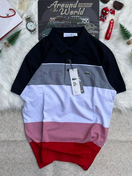 Polo homme à rayures élégantes