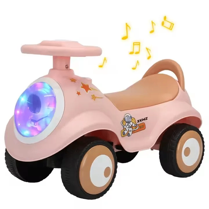 Voiture à pousser pour enfants lumineuse et musicale