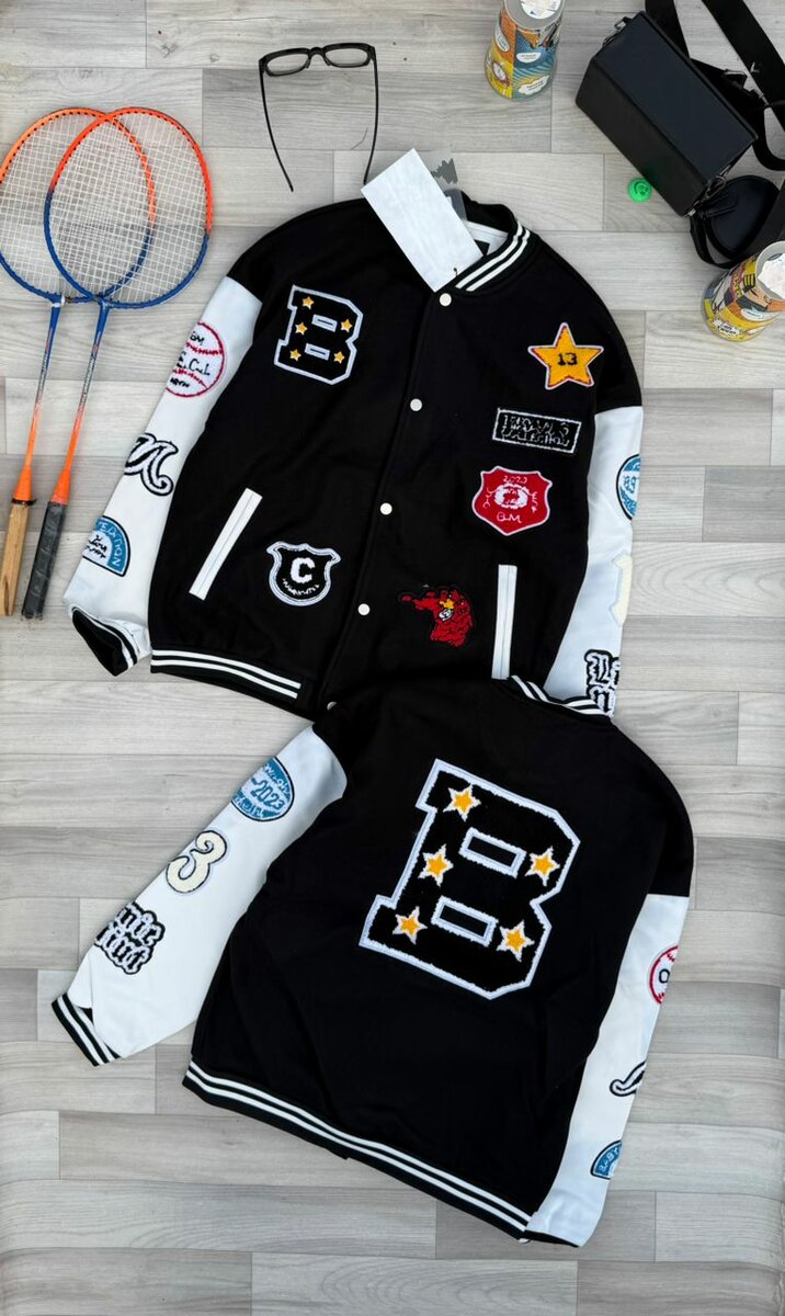 Vestes varsity rétro homme