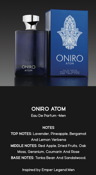Parfum Homme Oniro Atom