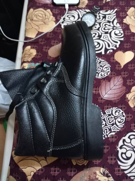 Bottes de sécurité en cuir