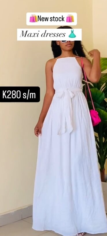 Elegant white dress large