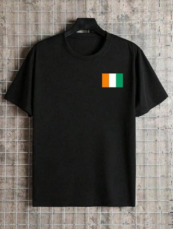 T-shirt drapeau Irlande