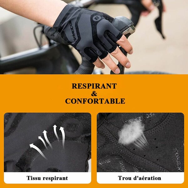 Gants Rockbros Cyclisme Respirant