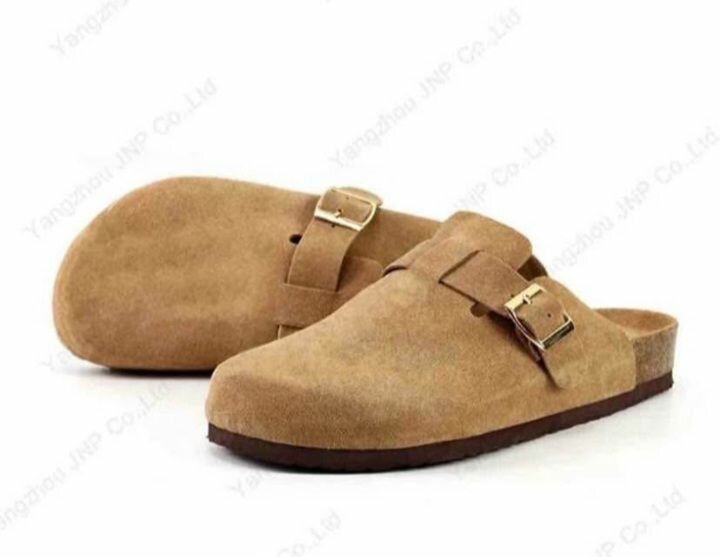 Sabots en daim confortables