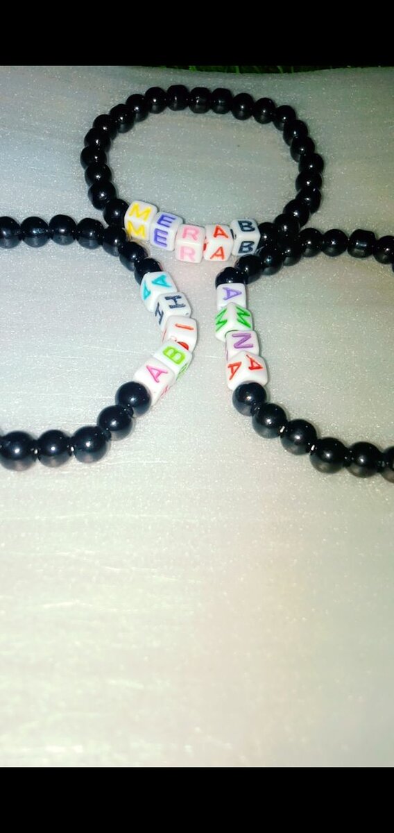 Customized name bracelet